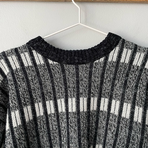 Sears Vintage Chunky Knit Grandpa Sweater Size Medium - Picture 6 of 10